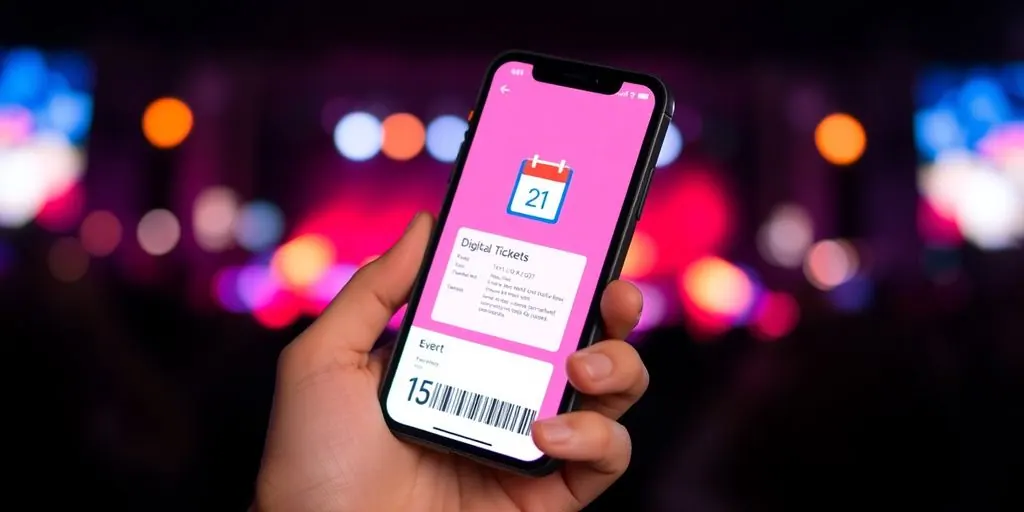 Seamless event management with digital tickets and calendar.