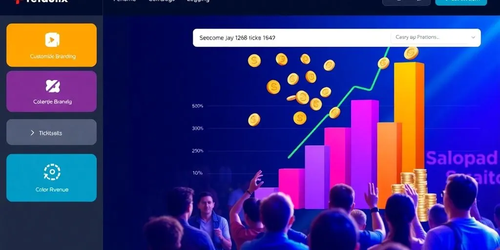 White label ticketing software, revenue growth.