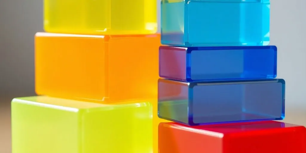 Colorful stacked blocks illustrating different event pricing tiers.